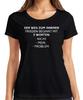 Innerer Frieden Nicht Mein Problem Sarkastisch Lustig Geschenk Damen T-Shirt