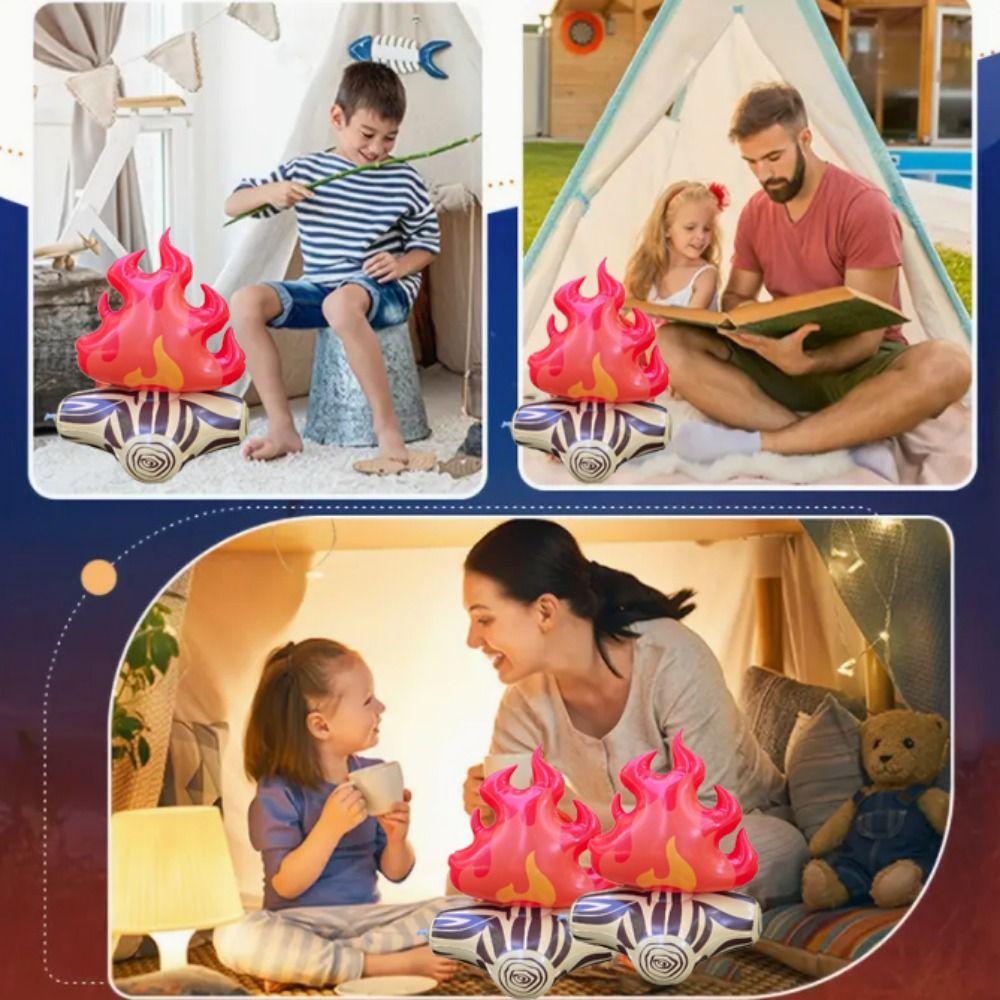3D Campfire Balloons Inflatable Inflatable Fake Campfire Artificial Fire Flame  New Year