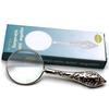 5X Carved Magnifier Handheld Magnifier Reading Magnifying Glass Lens For Reading Inspection Crafts Hobbies Jewelry Loupe