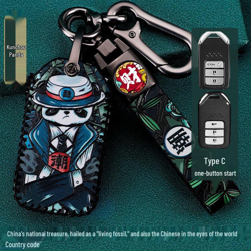 CRV Key Case for 11th Gen Accord, Civic, XRV, Haoying, & Xingge Remote Control Shell Buckle Set