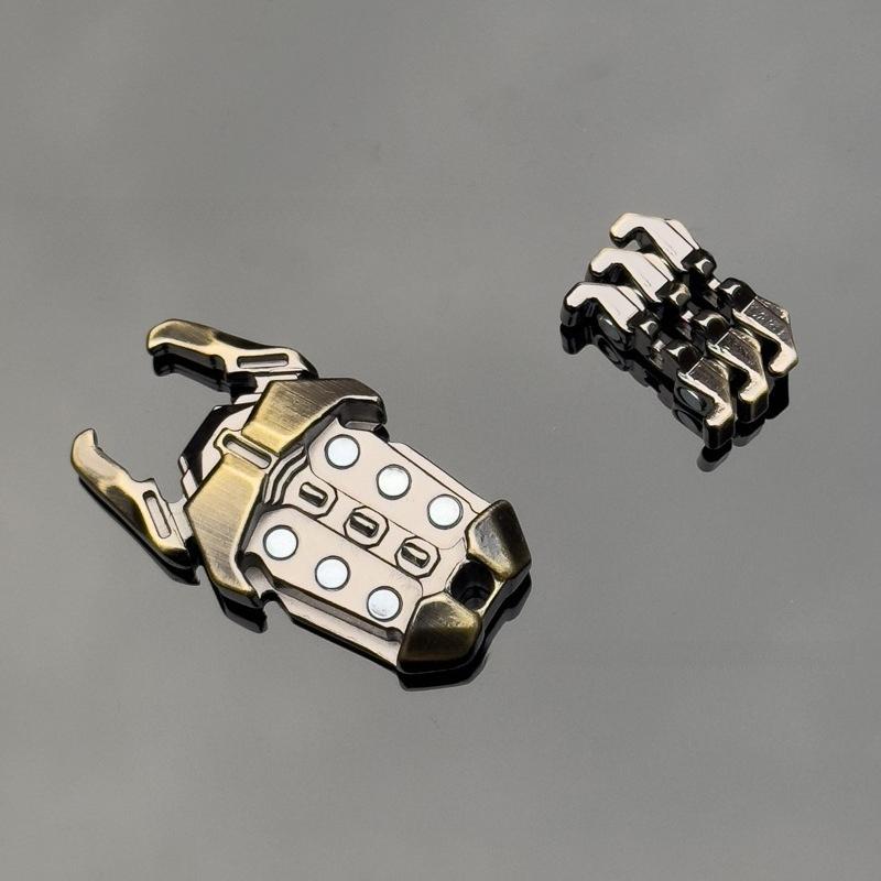 Mech Bug Press Mechanical Slider Clicker Magnetic Push Card Pushing Plate EDC Metal Relieve Stress Reducing Toys Antistresse