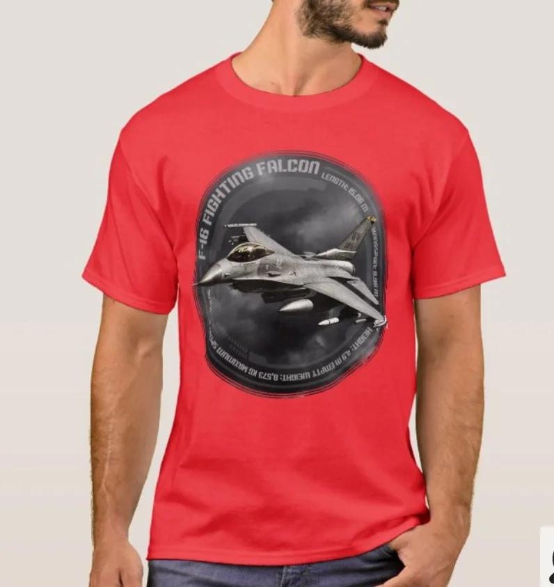 F16 Fighting Falcon Multirole Fighter Aircraft TShirt Summer Cotton Short Sleeve ONeck Mens T Shirt New S3XL S