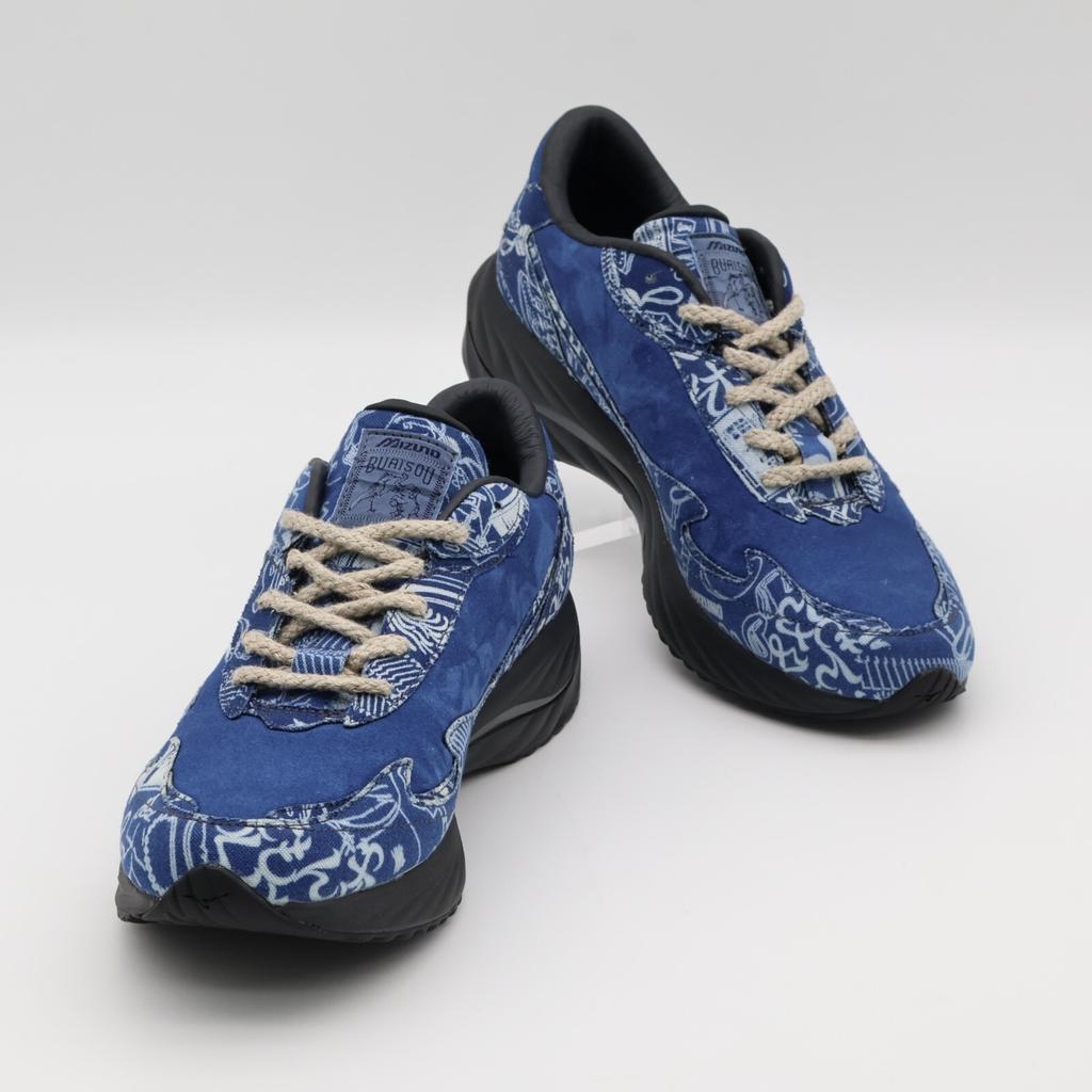 D1GD244101 Buaisou Mizuno Wave Rider I2 Mugen blue White (Men's)