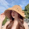 Women's Bow Stitching Fisherman Hat: Large Brim, Open Top, Summer Sun Protection, Anti-UV Beach Hat.