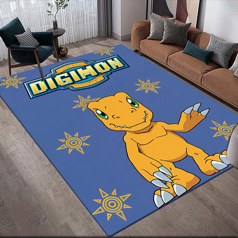 Ковер Digimon Agumon, Мягкий ковер для фанатов Digimon, Идеальный подарок.chl 60x90cm