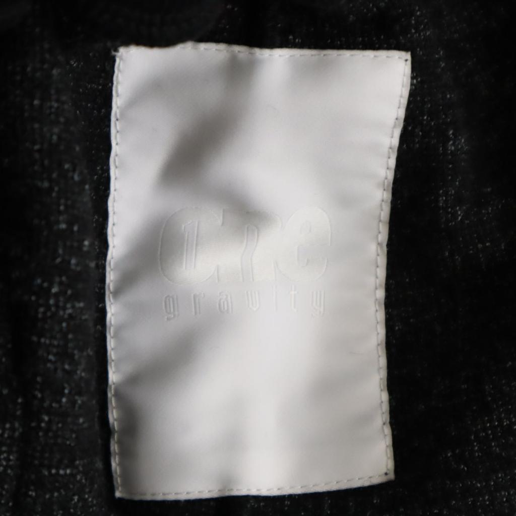 ONE GRAVITY Wool Blend Sweat Pants L Black Men's Used