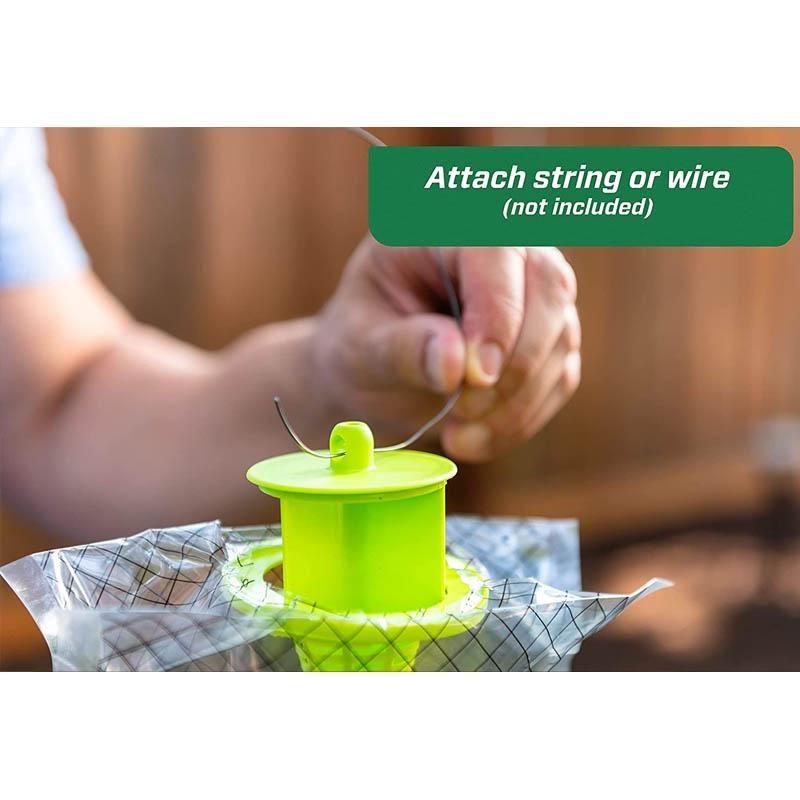 Sac piège à drosophile, 1 pièce, bâton à mouche, petit appât médicamenteux, outil de jardin, tueur d'insectes volants pour la plantation à la ferme