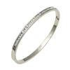 Inlaid Zircon Bangles for Women Men Gold Color Stainless Steel Bracelet Fashion Jewelry Accessories Gifts