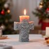 Bloemkruis Jezus Siliconen Kaarsvorm 3D Reliëf Rozenpatroon Kruis Ambacht Gips/Hars/Zeep Vorm Religieus Ornament Maakgereedschap