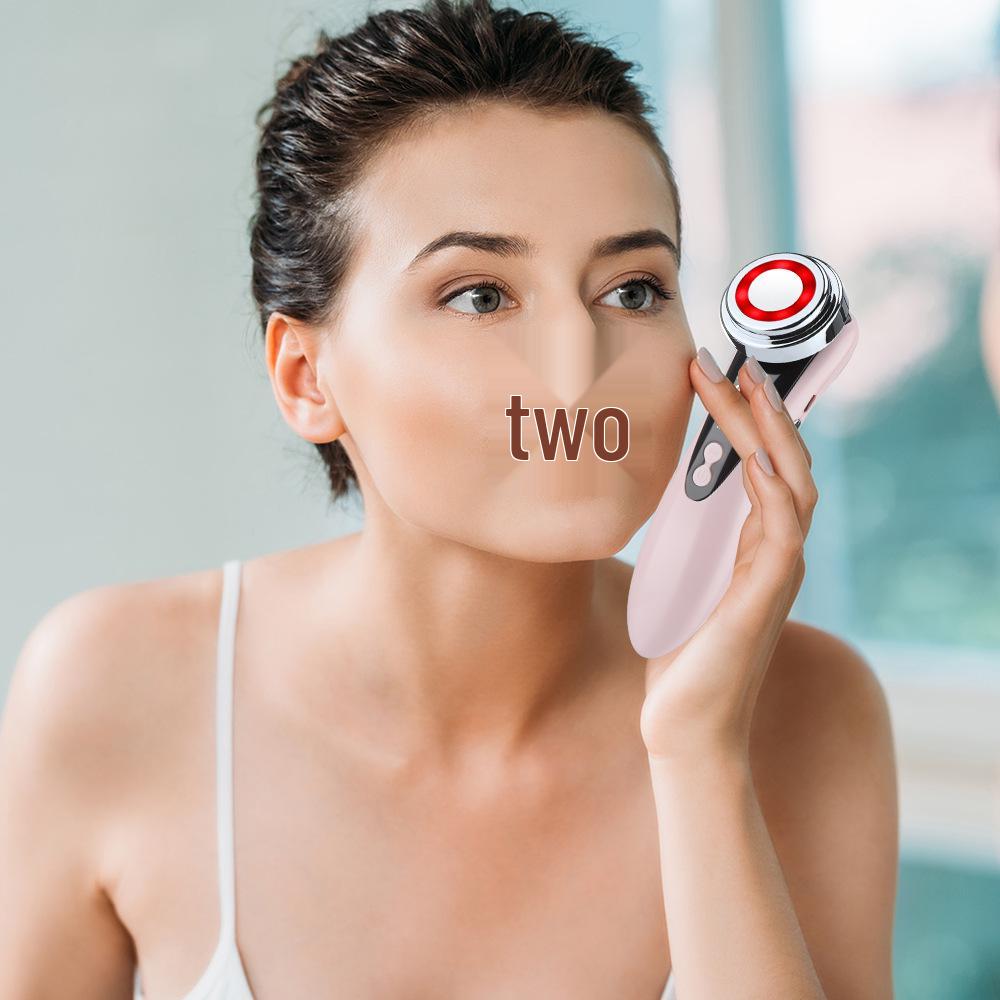 Red & Blue Light Beauty Device: Hot Compress Massager and Skin Rejuvenator