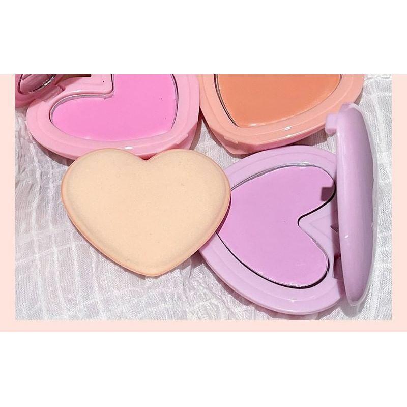 HERORANGE - Heart Flower Micro Ripple Cheek Blusher - 3 Colors