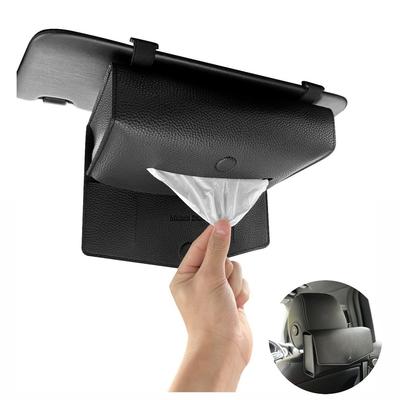 Fits Whole Boxes In Car Tissue Holder Tissue Case Sun Visor Headrest Car Accessories Convenient Items Car Interior Type [2-way Specification] (thick