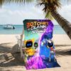 Customizable personalized beach towels Astro Bot themed designs.Suitable for the beach, yoga, sports;ideal as beach accessories