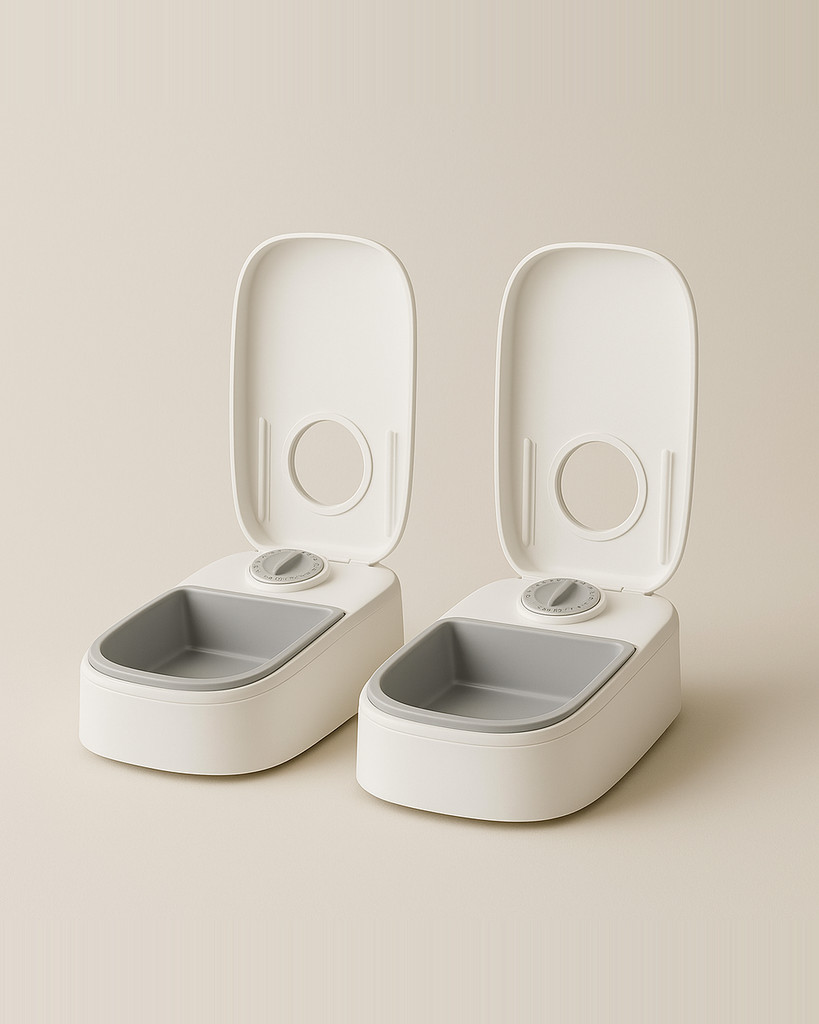 Haustier Katzen und Hunde Regelmäßig Rationiert von Mahlzeiten Gesunde Automatische Feeder Timing Feeder