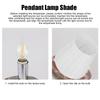 6PCS Fabric Small Replacement Lamp Covers Clip On Pleated Lamp Shade Drum Lamp Shade  Ceiling Light