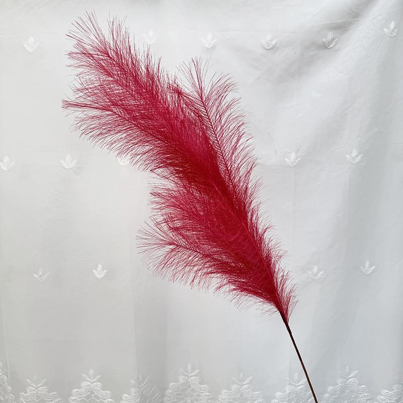 Wedding Decor Artificial Phragmites Hirsuta With Polyester Fabric For Home And Event Displays