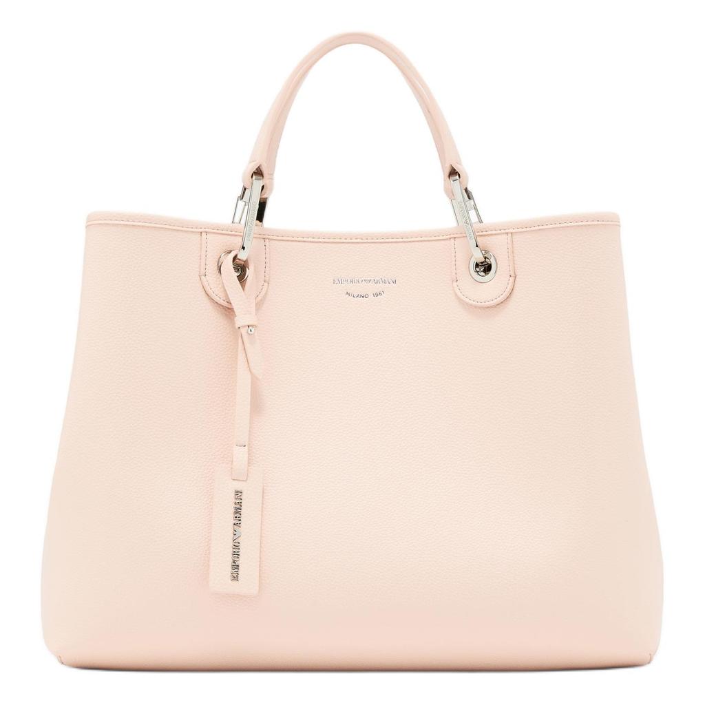 Emporio Armani MyEA Deer Pattern Silk Screen Printed Logo Fashion Tote Bag Women Tote Bag Pink EW000360-AF12036-M1332