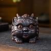 Purple Sand Tea Pet Ornament, Animal Dragon Pixiu Creative Tea Play Mini Tea Set Accessories , Boutique Mud Small Ornaments, 1Pc