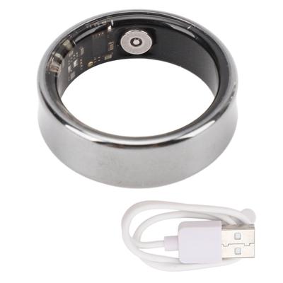Smart Ring IP68 Water Proof Sleep Monitoring Multi Sport Mode Health Fitness Tracker Ring for Androi