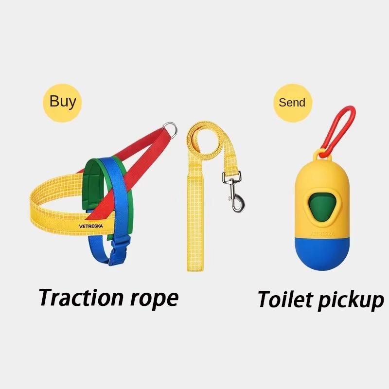 Personalised Harnesses Dog Rope Set Strong Large Dogs Collars Harnesses Straps S/M/L Tow Leash Dog Leads Walks Drag Harness