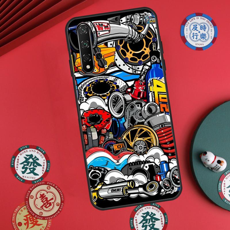 Automobile Spare Parts Car Engine For Huawei Nova 11 Pro 9 10 SE Y70 Y60 Y90 Y61 Y91 Y73 Y72 12s 12i 11i 8i P30 P40 Lite Case