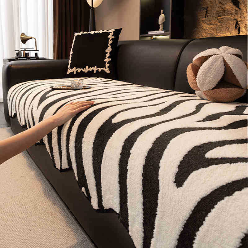 Winter Plush Sofa Cushion Non-Slip Sofa Seat Cushion Advanced Sense  New Sofa Cover Sofa Cover Cover Cloth Towel