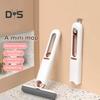 Portable Self-Squeeze Mini Mop Quick Cleaning Telescopic Hands-Free Sponge Squeegee Strong Absorbent Self-extrusion Mini Mop