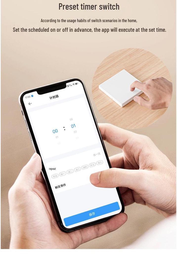 Mijia App-Compatible Smart Switch Finger Robot for Remote Light and Elevator Control