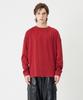 Keontempoleolieokauncheu Logo Embroidered Dart Detail Long Sleeve T-Shirt [Burgundy]