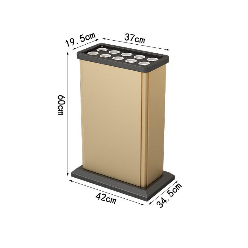 10-Hole Billiard Cue Rack