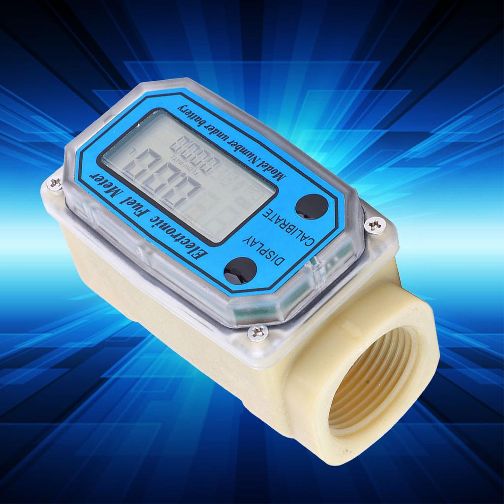 Meter Diesel Flowmeter Mini Digital Turbine Flowmeter Diesel Fuel Meter 0‑90L/min 25‑150L/min 35‑250L/min 1" NPT