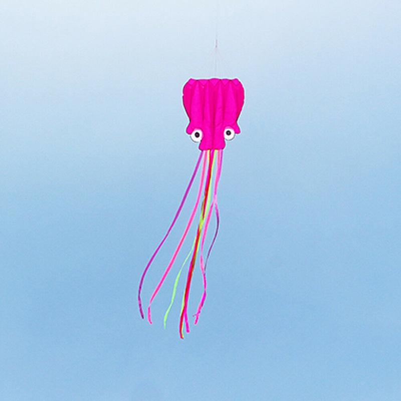 

Classic Red Octopus Kite With 30m String For Effortless Family Enjoyment рожевий