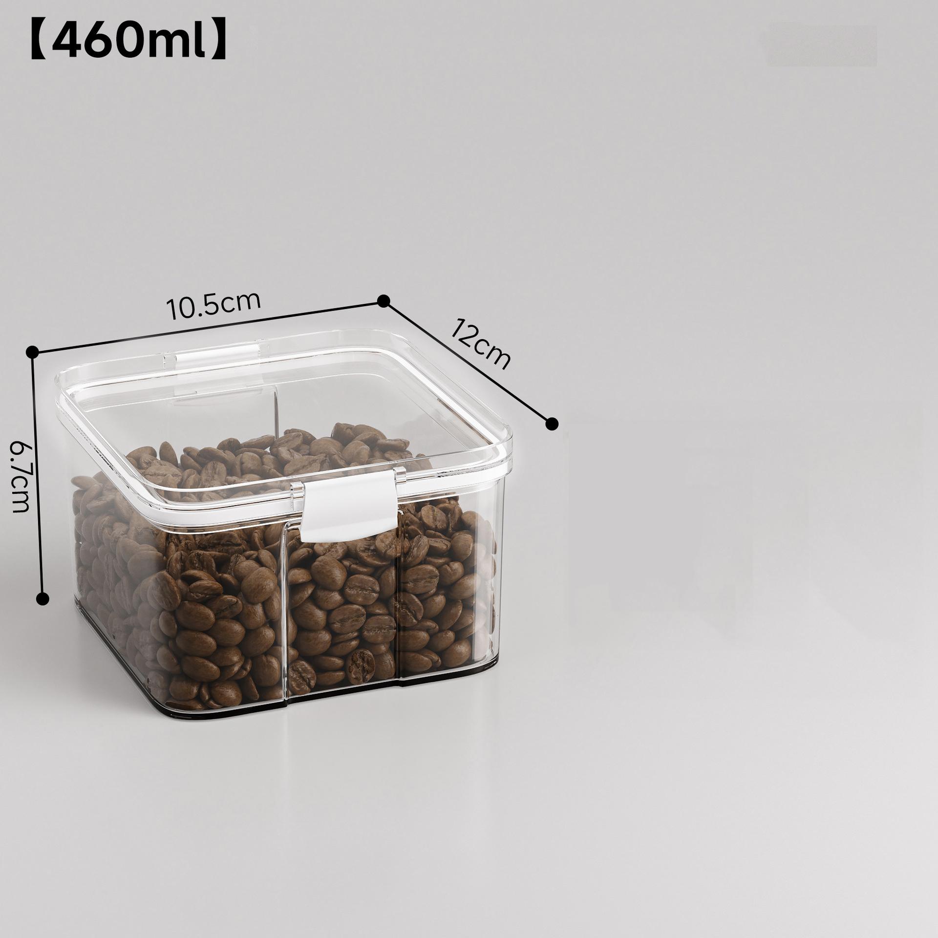 

Airtight Food Storage Containers, Kitchen Pantry Organization Canisters, Clear PET Plastic Sealed Jar with Locking Lid