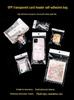 Self-Adhesive Transparent Jewelry Earring Bags with Header and Hanging Hole