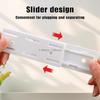 10pcs White Self Adhesive Power Strip Holder Desk Cable Organizer No Drilling Desktop Socket Fixer for Home Office