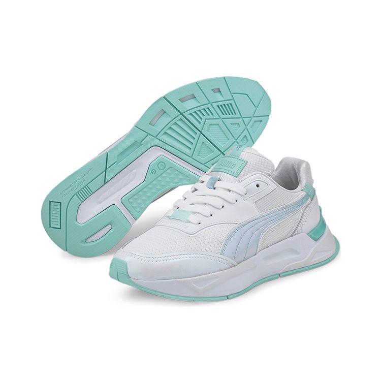 Puma Mirage Sport Glow White Eggshell Blue Women Sneakers 382904-01