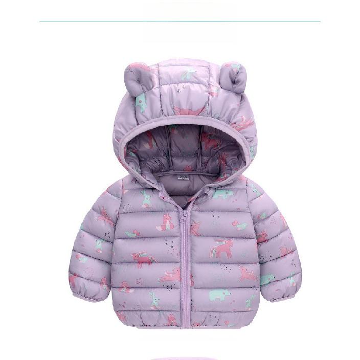 Baby Cotton Jacket Autumn Winter Infant Cotton Jacket Cartoon Ear Style Top Cotton Coat Cotton Padded Jacket Cotton Clothing