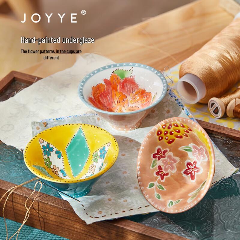 JOYYE Hand-Painted Ceramic Tea Set Gift Box