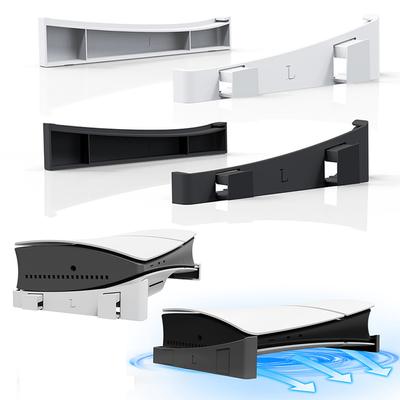 Horizontal Stand with Anti-Slip Mads Base Stand Holder Accessories Host Rack Storage Holder for PS5 Slim Disc & Digital Edition