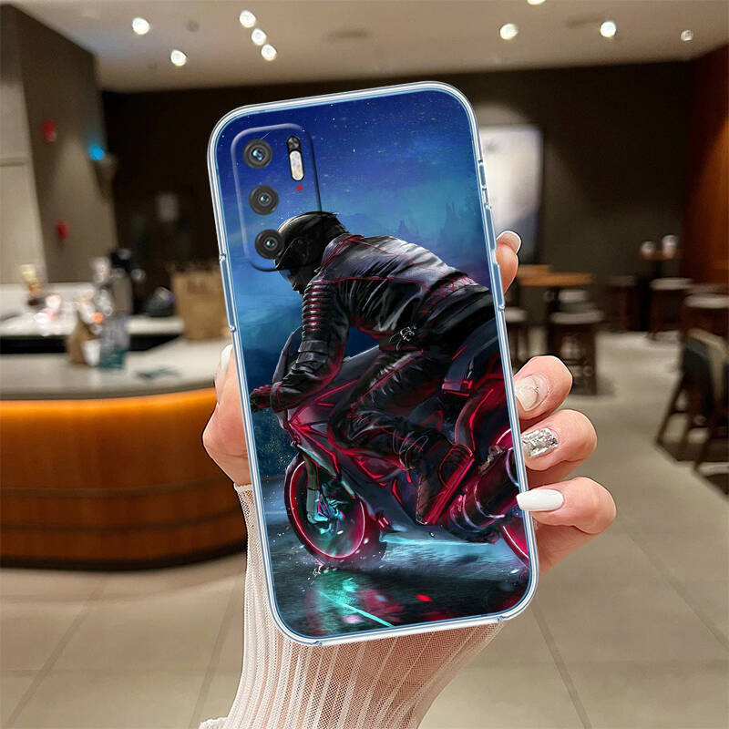 Motorcycle Racing Case for Motorola E7 E22 E20 E13 E15 E22S E30 E40 G10 G20 G04 G22 G23 G05 G75 G35 G55 G6 G7 G8 G9 Plus Power Play
