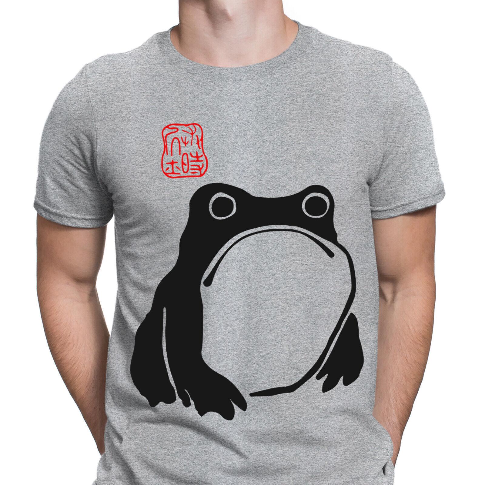 

Unimpressed Frog Unisex Vintage Style Art Novelty Mens T-Shirts Tee Top #6ED S