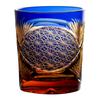 Japanese Hand Carved Edo Kiriko Crystal Glass Whiskey Cup For Men Collectible Barware