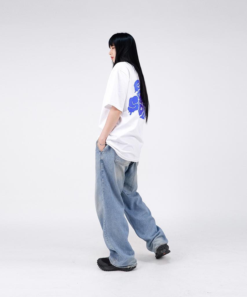 Gupeuopeuseutyudio Gofs Graffiti Logo Tee - White