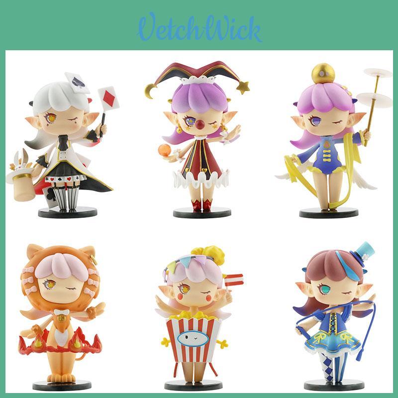 New Arrival In The Small Monster Amusement Park Series Circus Magician Model Action Figure For Car Decoration