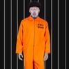 Cross-Border Orange Prisoner Costume for Men - Halloween Cosplay