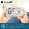Baby Video Monitor - MOTOROLA - VM75 - 5 - Screen - Infrared - White