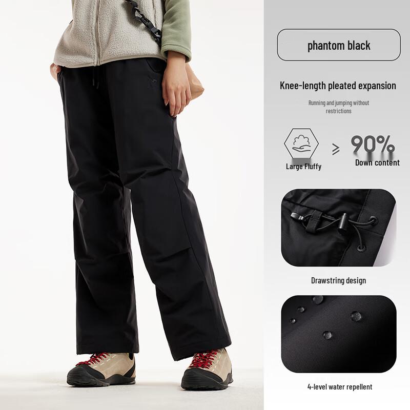 CAMEL Women's Fleece Lined Down Hiking Pants