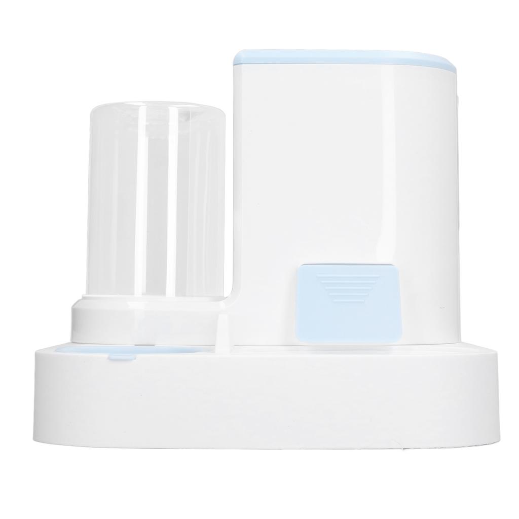 Pets Automatic Feeder Waterer Set Multifunction 2 in 1 One Piece Large Capacity Cat Waterer Feeder for Indoor