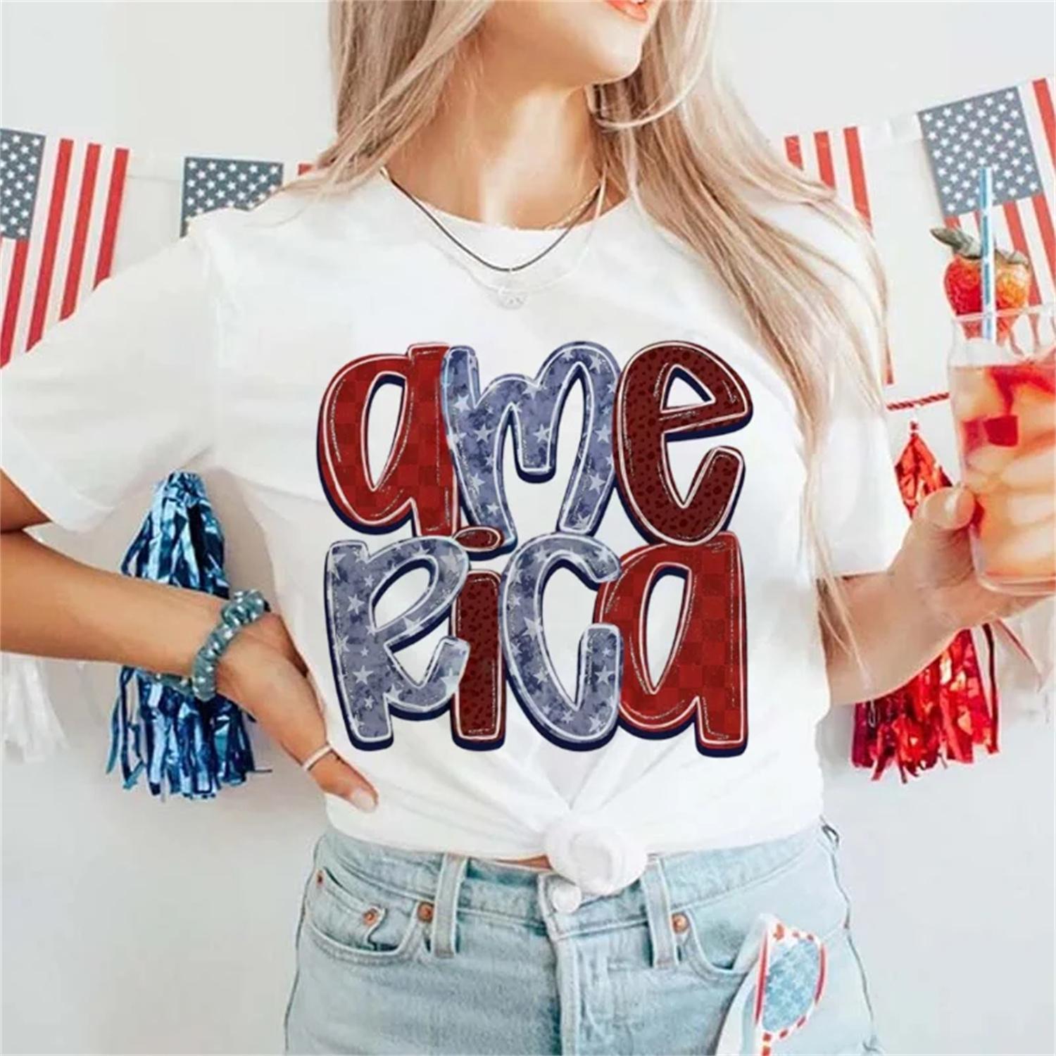 

Short Sleeved Fashionable T-Shirt Women s Printed Letter Pattern Women s Watercolor Sweet Printed Summer Simple Casual T-Shirt XXXXXL білий