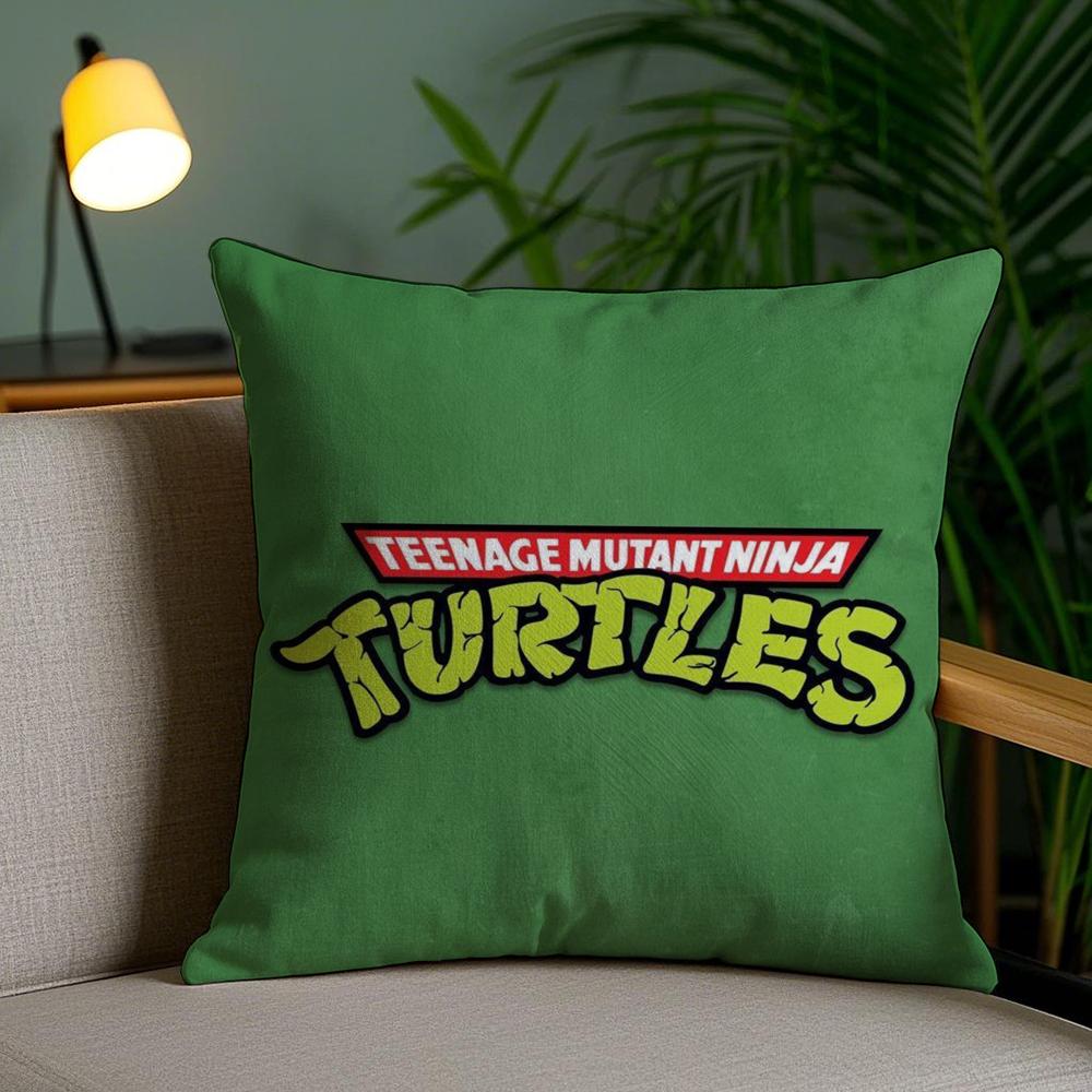

Teenage MMutant Ninja TTurtles Pillow Case Silky Elegant Comfort Sofa Bed Invisible Zipper 30X30cm